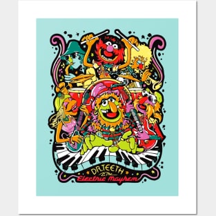 drteeth muppets full personel Posters and Art